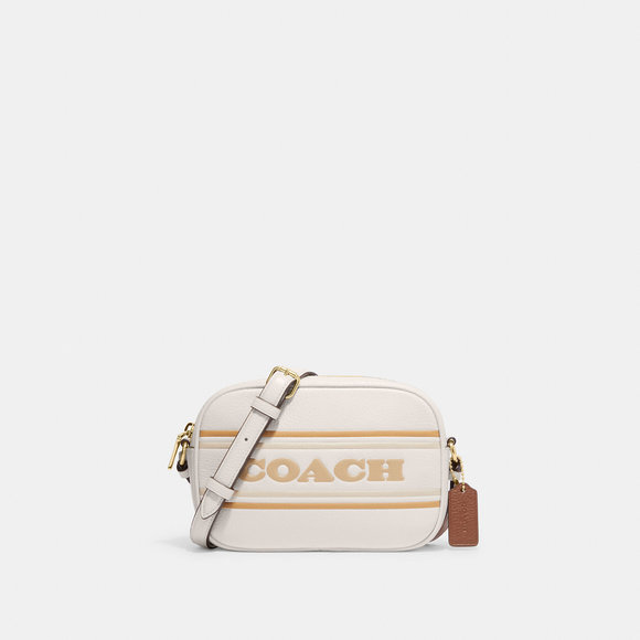 COACH Handbags - NWT Coach Outlet Mini Jamie Camera Bag With Coach Stripe